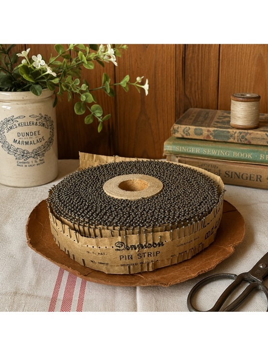 Other - Vintage Dunlap Pin Strip Roll Industrial Upholstery Sewing Pins